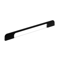 Ручка-скоба CAPPIO RSC023, алюминий, м/о 192 мм, цвет черный