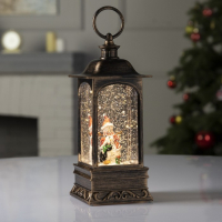 Светодиодная фигура &laquo;Снеговик и пингвин&raquo; 9 &times; 23 &times; 9 см, пластик, батарейки ААх3 (не в комплекте), USB, свечение тёплое белое