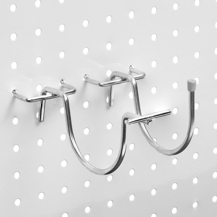 Держатель для дрели на перфорацию (пара), 7&times;0,4&times;8 см, цвет хром МИКС