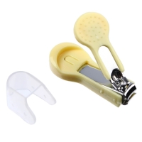 Набор маникюрный детский &laquo;Наше Чудо&raquo;, 4 предмета: ножнички, книпсер, пилочка, щётка