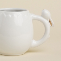 Кружка керамическая SL Home &laquo;Пасхальные кролики&raquo;, 500 мл, цвет белый