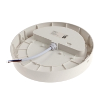 Светильник светодиодный, 24 Вт, IP54, 4000К, 220 В, круг, белый