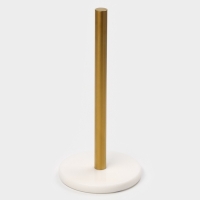 Держатель для бумажных полотенец "Marble" цвет белый, мрамор