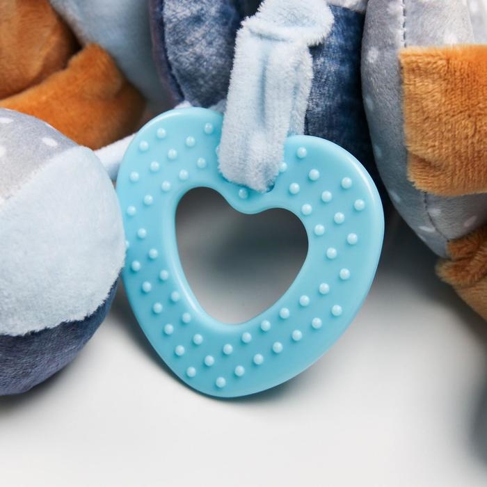 Растяжка - спираль мягкая с погремушкой &laquo;Зайчик Пуша&raquo;, Крошка Я