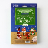 Новогодний набор для создания игрушки из шерсти &laquo;Новый год! Корги в шапочке&raquo;