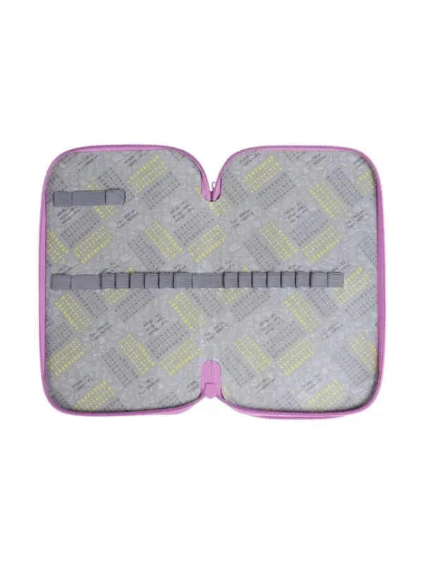 Пенал 3 секции, 125 х 205 х 55 мм, Calligrata 30П26/3 "Кот чёрный", ламинированный картон