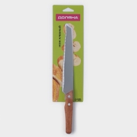 Нож кухонный для хлеба Доляна &laquo;Усадьба&raquo;, лезвие 20.3 см, нержавеющая сталь