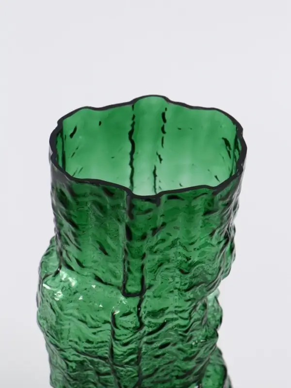 Ваза &laquo;Гоэтано&raquo;, 30&times;13 см, стекло, зелёная