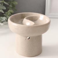 Аромалампа керамика "Меридиан" белый песок 11,5х11,5х10 см