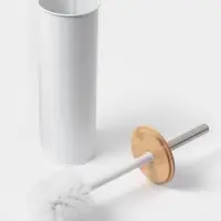 Ёршик для унитаза SAVANNA BAMBOO, 9.5&times;38 см, белый