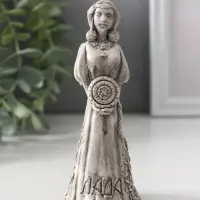 Фигура славянская богиня &laquo;Лада&raquo; 12&times;4.5&times;5 см, серая