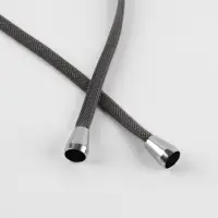 Наконечник для шнура, d=5 мм, 14&times;9 мм, 4 шт., цвет серебряный