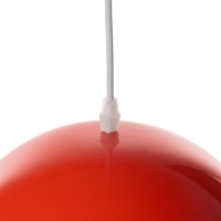 Светильник Lina 1х40Вт Е27 алый  26х26х32см