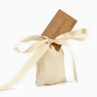 Мешочек подарочный из хлопка &laquo;Спасибо&raquo;, 7 х 9 см +/- 1.5 см