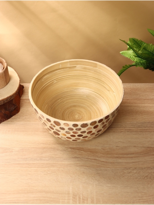 Салатник 25,5х25,5х12 см, бамбук