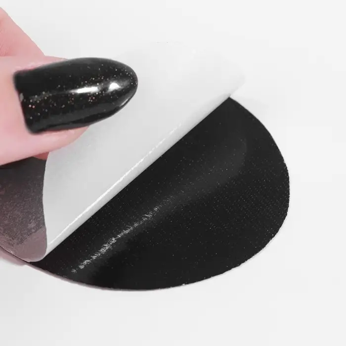 Заплатки для одежды, 7 &times; 5,5 см, термоклеевые, пара, цвет чёрный