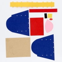 Набор для создания корзинки из фетра на новый год &laquo;Веселый олень&raquo;