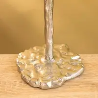 Подсвечник "Капель" алюминий 30 см, цв. серебро