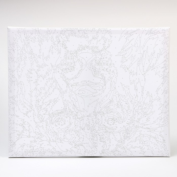 Картина по номерам на холсте с подрамником &laquo;Лев&raquo;, 40 х 50 см