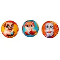 Мяч детский мягкий &laquo;Твои друзья&raquo;, 6.3 см, в шоубоксе