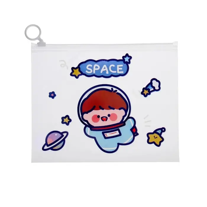 Папка на молнии А5 "Космонавты", МИКС