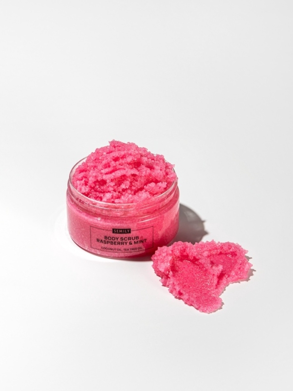 Скраб для тела Semily с малиной и мятой, 300 мл