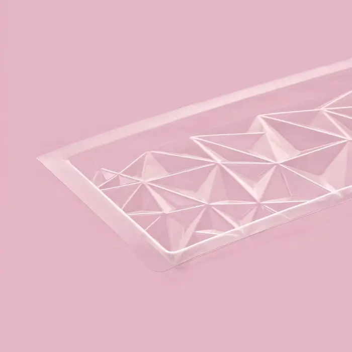 Форма для шоколада &laquo;Геометрия&raquo;, пластик, 20,5&times;10&times;1 см, прозрачная