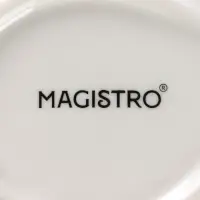 Салатники Magistro &laquo;Церера&raquo;, набор 2 шт., 15.3&times;13&times;5.5 см, фарфор, белые