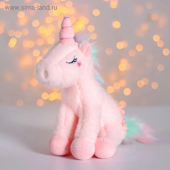 Мягкая игрушка &laquo;Единорог с цветами&raquo;, цвета МИКС