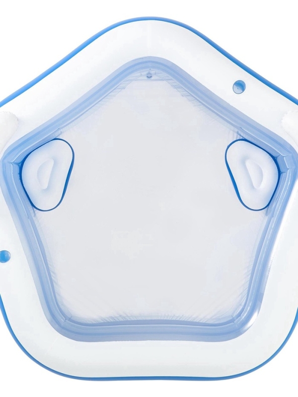 Бассейн надувной Bestway, 213&times;206&times;69 см, с сиденьями и подголовниками, от 6 лет, 54153