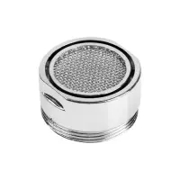 Аэратор ZEIN, наружная резьба, d=24 мм, корпус пластик, сетка металл, хром