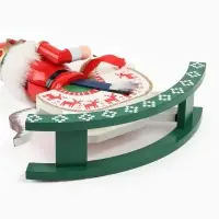 Новогодний декор "Щелкунчик на лошадке" 28 см