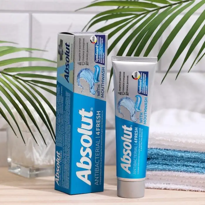 Зубная паста "ABSOLUT" antibacterial 4FRESH, 110 г