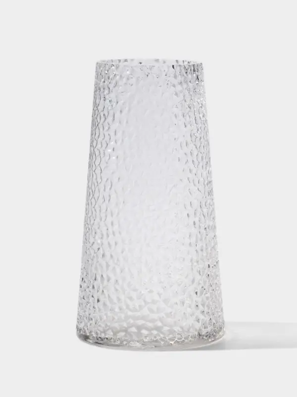 Ваза стекло настольная "Линней" 20х10,5 см, прозрачный