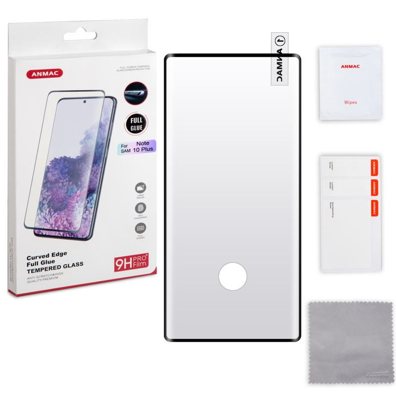 Защитное стекло SAM Note 10 Plus Full Glue ANMAC Арт.1137266