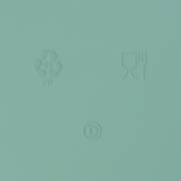 Поднос пластиковый, 25&times;29&times;3,2 см, цвет фисташковый