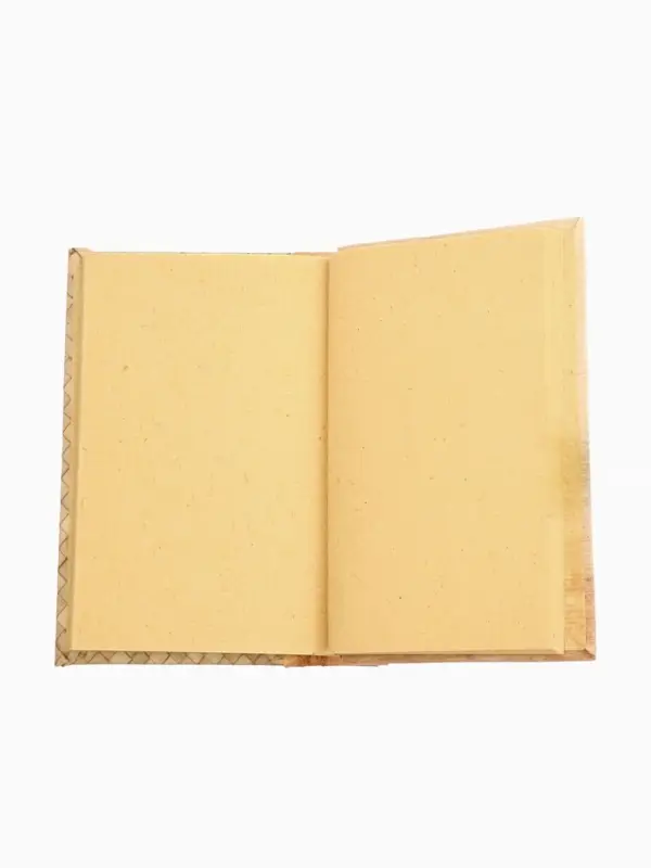 Записная книжка плетеная, 48 листов, 17х22х2 см, цв. бежевый