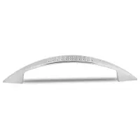 Ручка-скоба мебельная ТУНДРА LIGHT РС003AL, м/о 96 мм, цвет хром