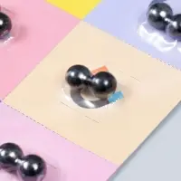 Поющие магниты цикады &laquo;Чёрные шары&raquo;, набор 2 шт., антистресс, d=1.5 см