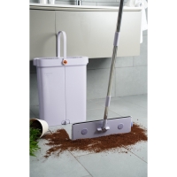 Швабра с отжимом и ведром Future Alp &laquo;4 clean system&raquo;, высота швабры 140 см, 3 профессиональные насадки