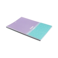 Тетрадь 80л кл на гребне "Скобочки", S-touch,перф на отрыв,цв срез,офсет 60-65г/м&sup2; 2В МИКС