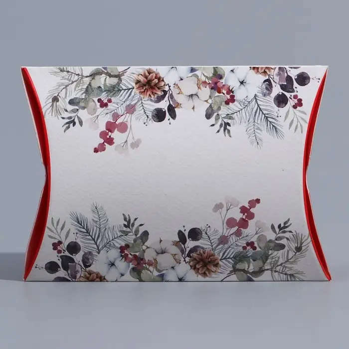 Коробка новогодняя складная фигурная &laquo;Акварель&raquo;, 19 х 14 х 4 см, Новый год