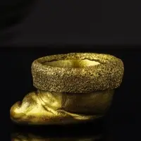 Подсвечник "Колпак" 9х7х5 см, золото