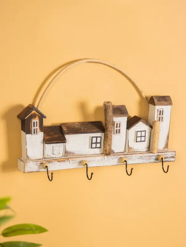 Вешалка &laquo;Улица&raquo;, 35&times;9&times;24 см, дерево