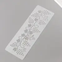 Трафарет бордюрный пластик "Виноград" 10х30 см