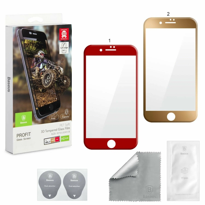 Защитное стекло iPh 7 3D Profit Anti-Blue Ray Baseus