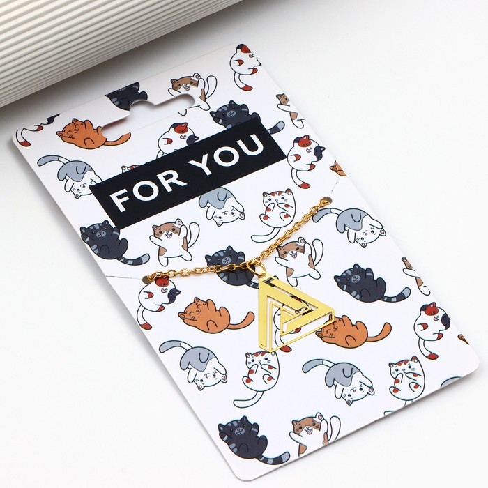 Подвеска на шею &laquo;Котики&raquo;, на цепочке 40 см