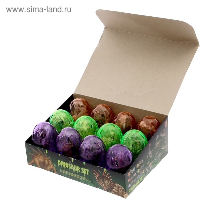 Конструктор в яйце &laquo;Динозавр&raquo;, 6 видов, МИКС