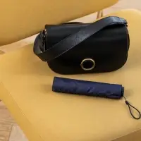 Зонт складной Luft Trek, темно-синий