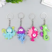 Брелок для ключей резина &laquo;Подводный мир&raquo;, 10.7&times;5.3 см, МИКС